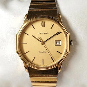 Technos vintage dorados de los 80 únicos