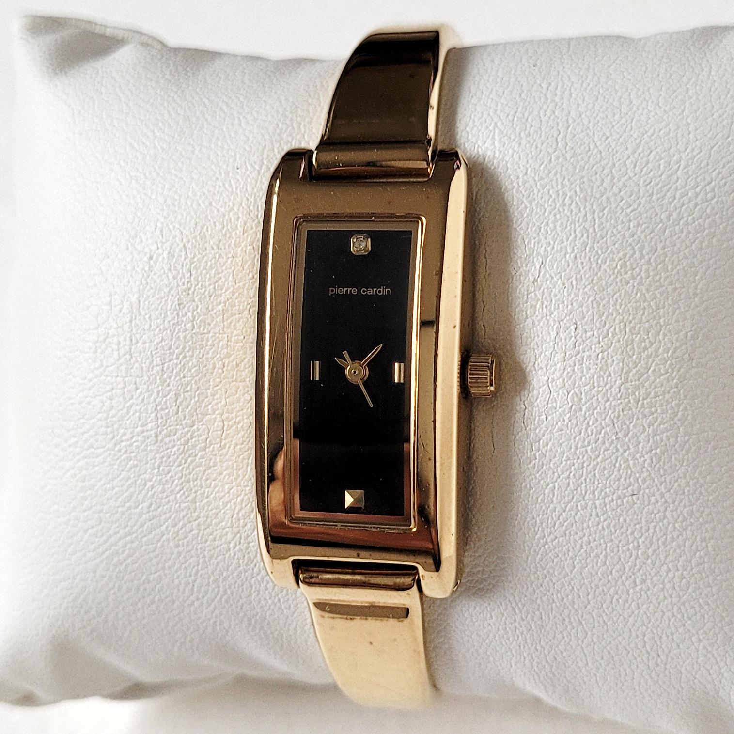Vintage Pierre Cardin Gold With Diamonds 90s Unique - Etsy