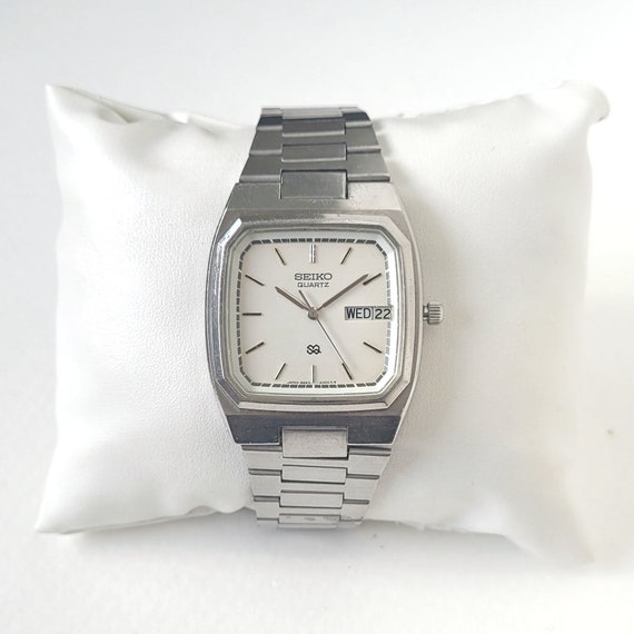 Vintage Seiko SQ White 90s TV - Etsy