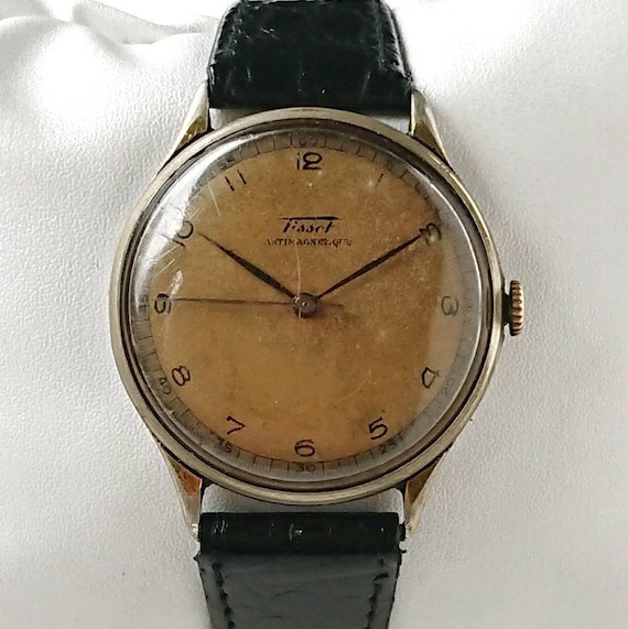 Antique Tissot 40s Unique Etsy UK