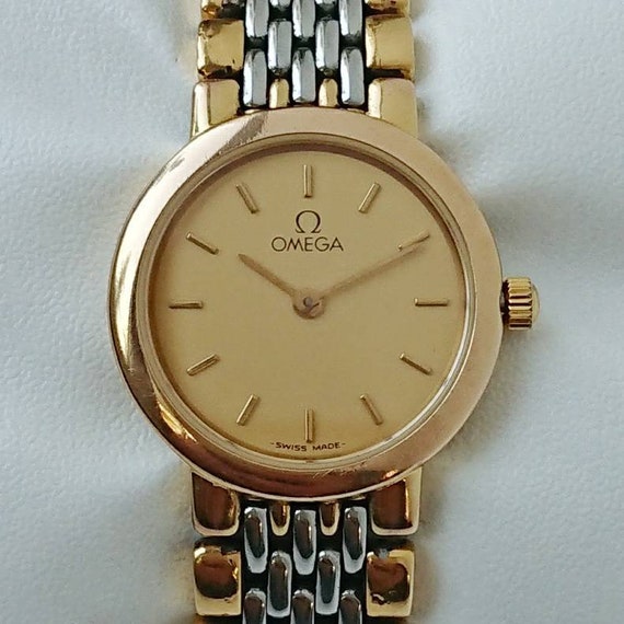 Vintage Omega De Ville 2 Tone 80s Ultra 