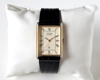 Vintage citizen tank dressel シチズン　タンク　2針 シチズン タンク] 荷物開けた瞬間、奥さんに「貸して」って言われたよ