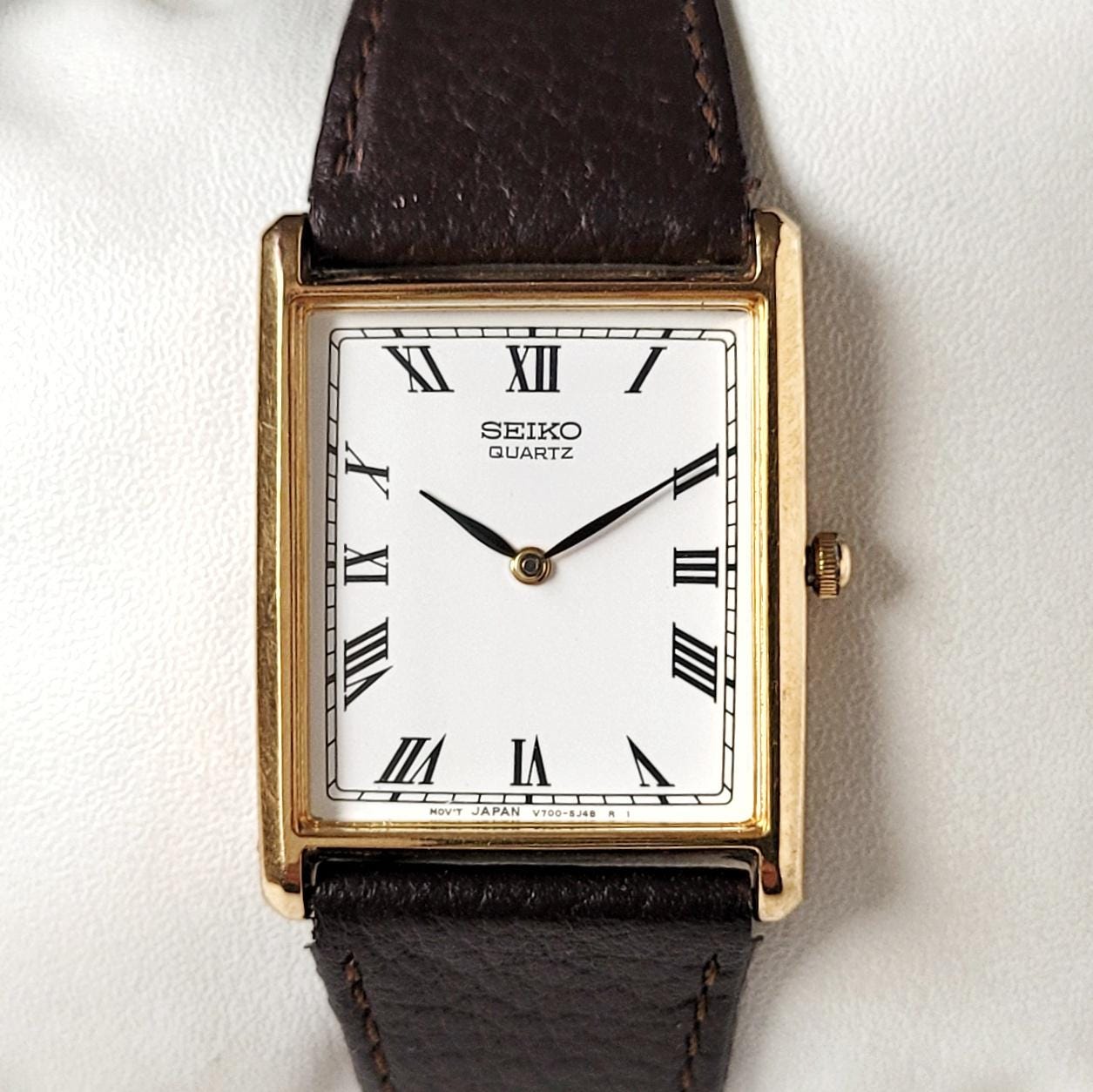 Vintage Seiko Tank - Etsy Vintage Seiko Tank - Etsy