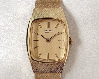 Vintage Noblia Citizen Womens Slim Gold Tone Quartz Watch Leather Band With Box Vintage Noblia Citizen Gold Tone Watch 2200-Y54381 So New  main image 3