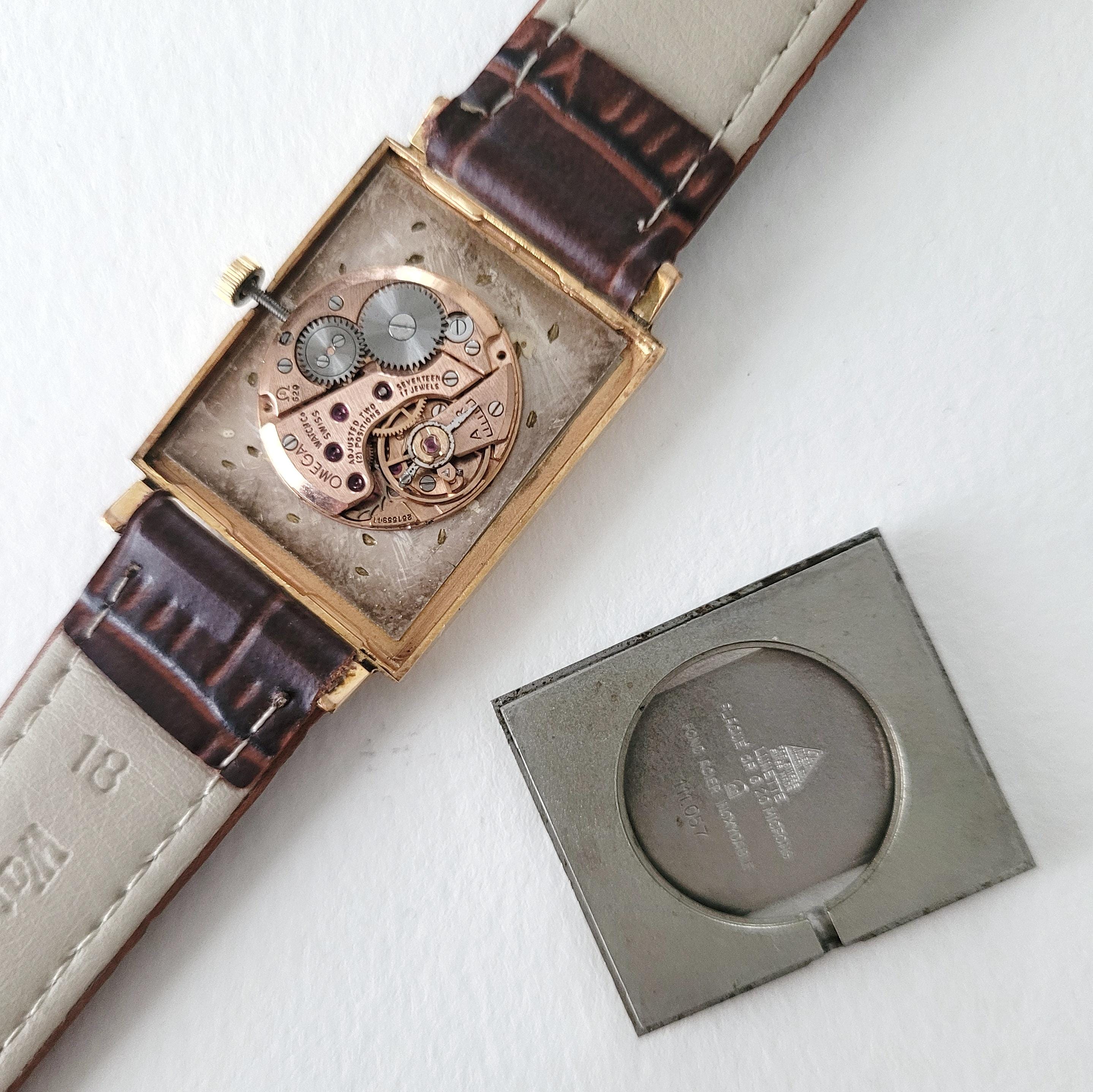 Rare Omega Tank | Mechanical | Gold Plated | With Big Gold Omega