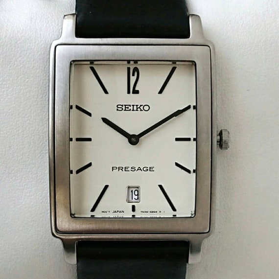 Vintage Seiko Tank 90s Presage Etsy