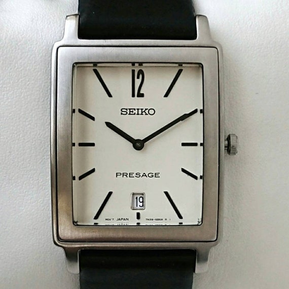 Vintage Seiko Tank 90s Presage - Etsy