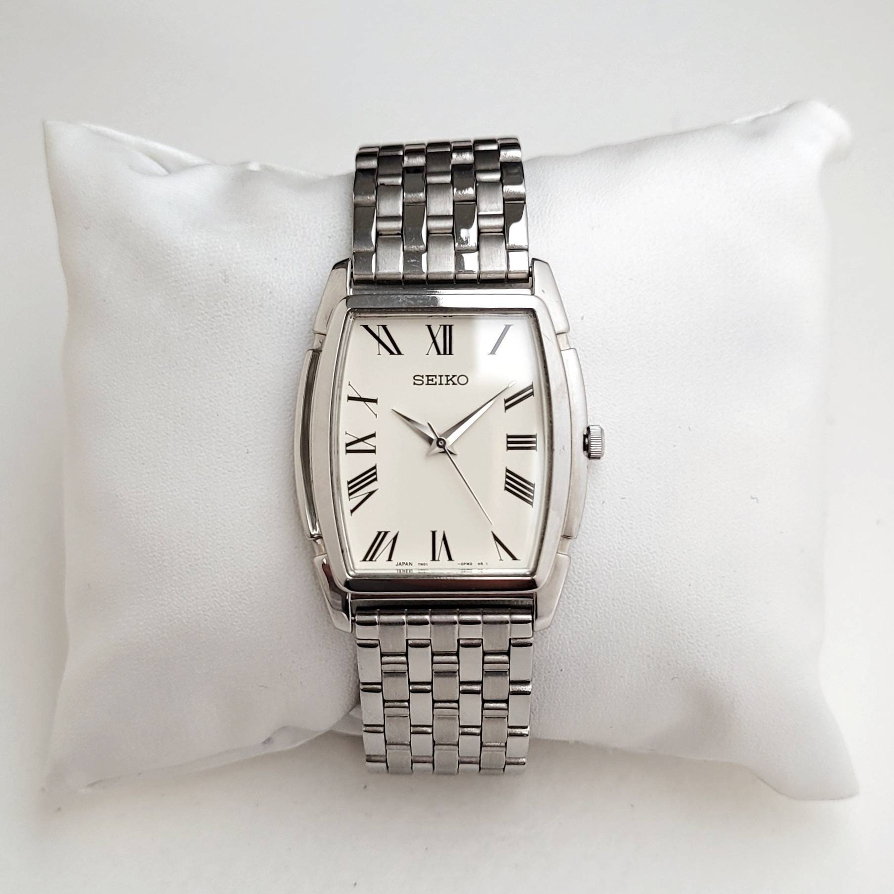 Vintage Seiko Tonneau 90s Ultra Rare - Etsy