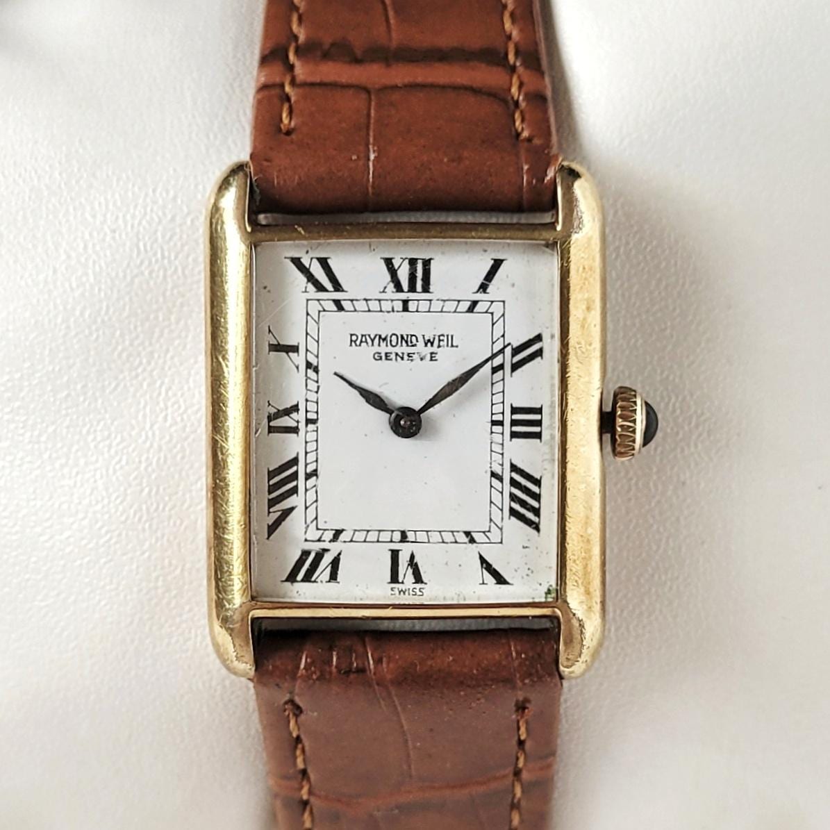 ヴィンテージ レイモンド ウェイル タンク ローマン文字盤 稼働