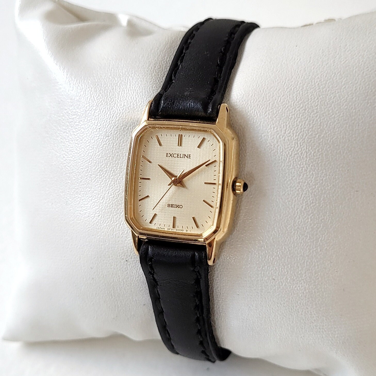 Vintage Seiko Exceline Tank for Ladies 90s Unique - Etsy