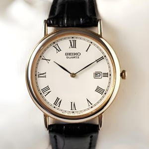 Vintage Seiko Classic Dress Armbanduhr 90er Jahre Kultig