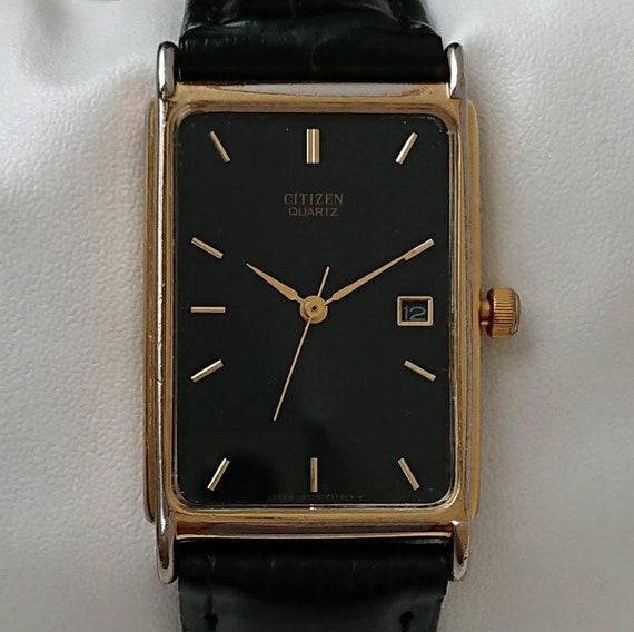 Buy Vintage Citizen Tank Black & Gold 80s Unique Online in India
