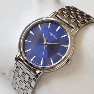 Vintage Seiko Azul 90s ¡Última novedad!