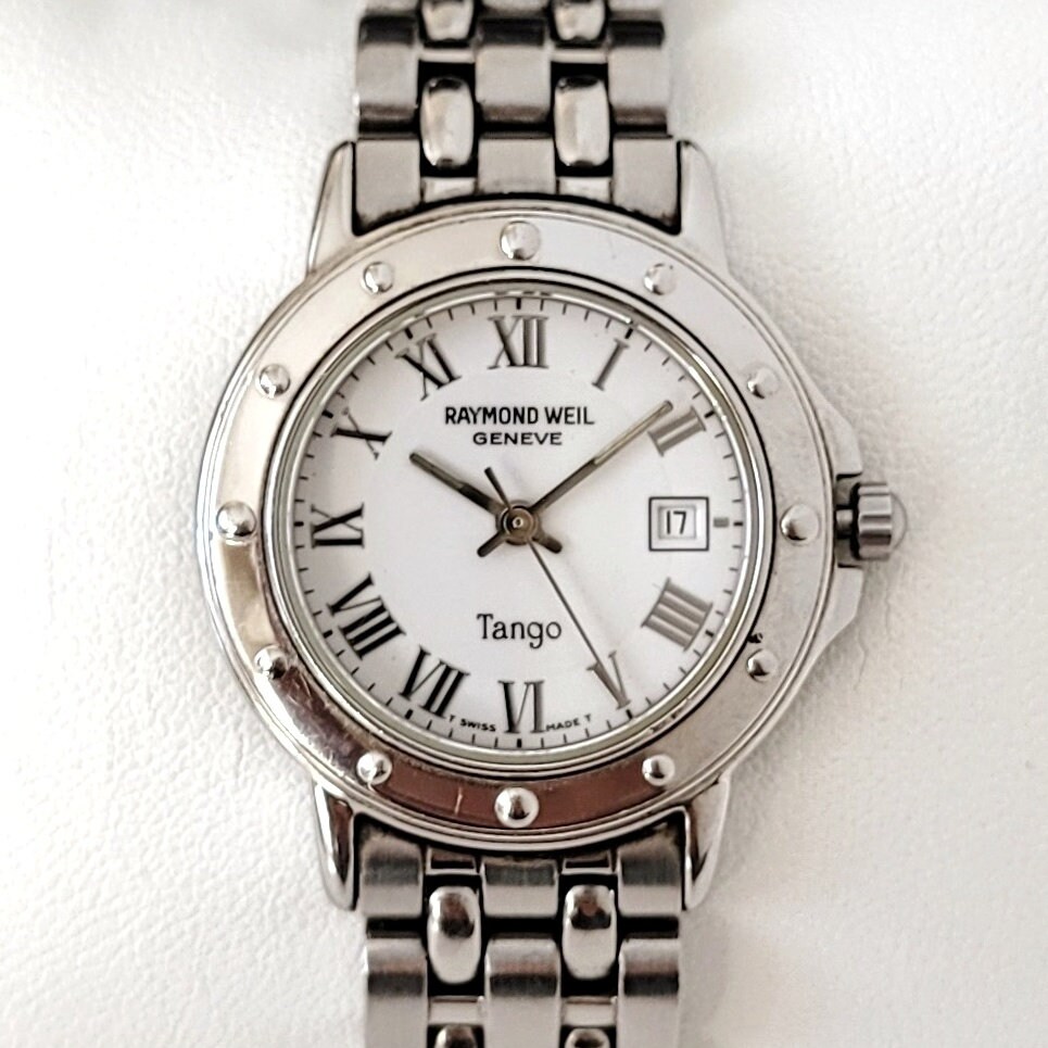 Vintage Raymond Weil Tango 90s Ultra Rare - Etsy Vintage Raymond Weil Tango 90s Ultra Rare - Etsy