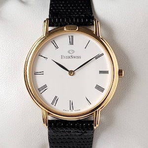 Reloj vintage EverSwiss clásico de los años 90, único