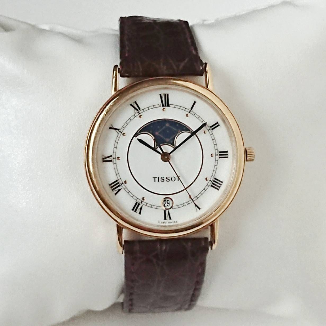 ティソ　ムーンフェイズ　希少　C240 クォーツ ティソ ムーンフェイズ 希少 C240 クォーツ 超希少 TISSOT