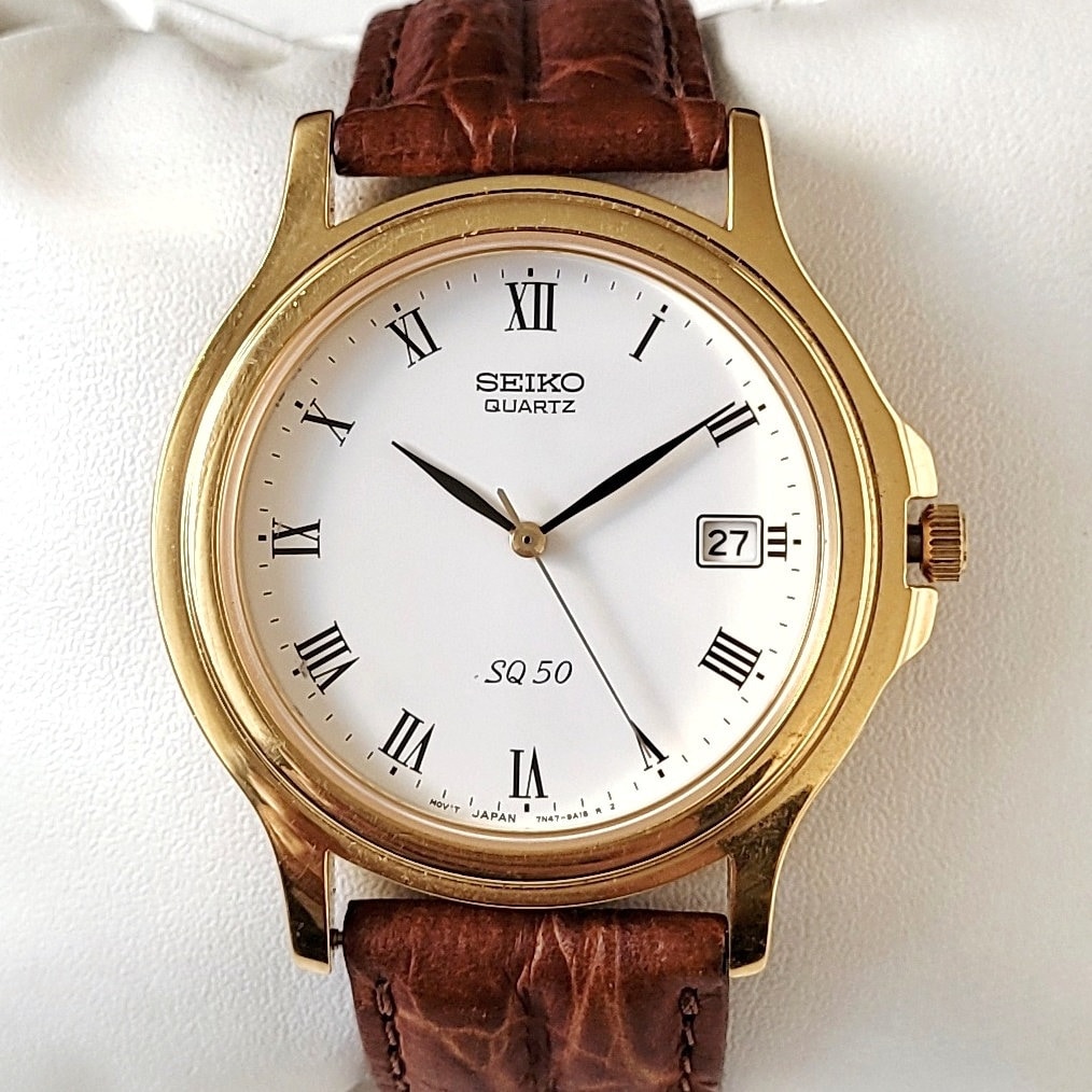 Vintage Seiko Classic 90s Unique - Etsy