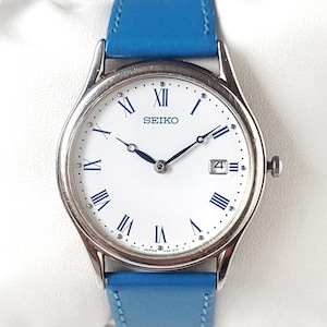 Vintage Seiko Blue&White 90s Unique