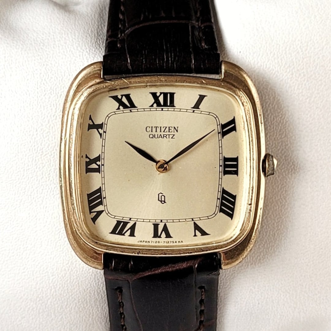 Rectangular Citizen Watch Vintage Citizen Rectangular 90s Eyecatching - Etsy