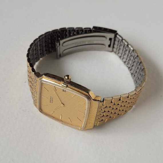 Vintage Seiko Rectangular 90s Unique - image 6