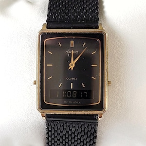 Reloj Casio vintage digital y analógico de los años 90, ultra raro