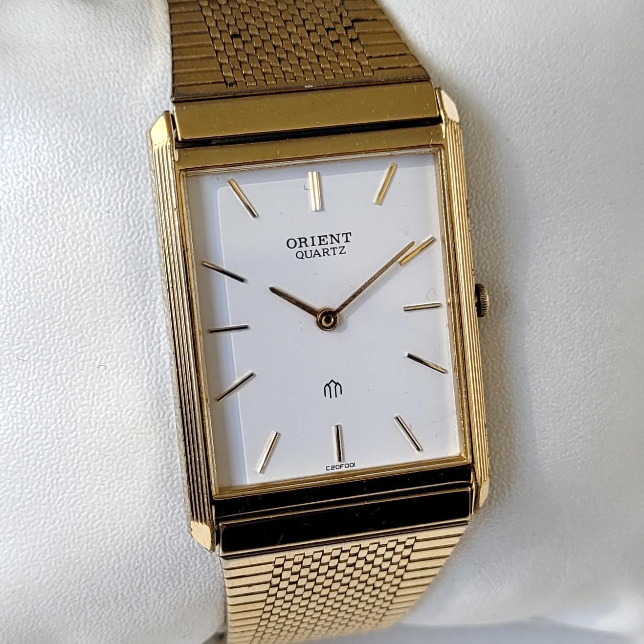 ビンテージ ORIENT TANK Vintage Orient Tank Black Dial Rectangular Wrist Watch | eBay