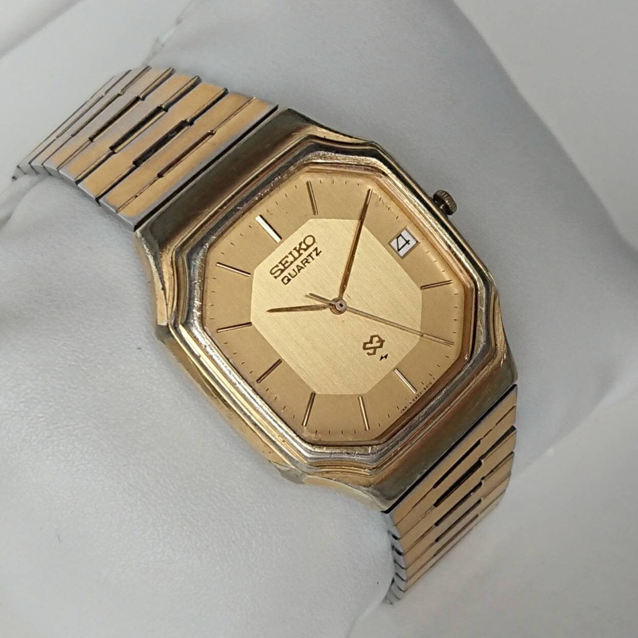 ヴィンテージ セイコー SQ ゴールド 80年代 オールオリジナル