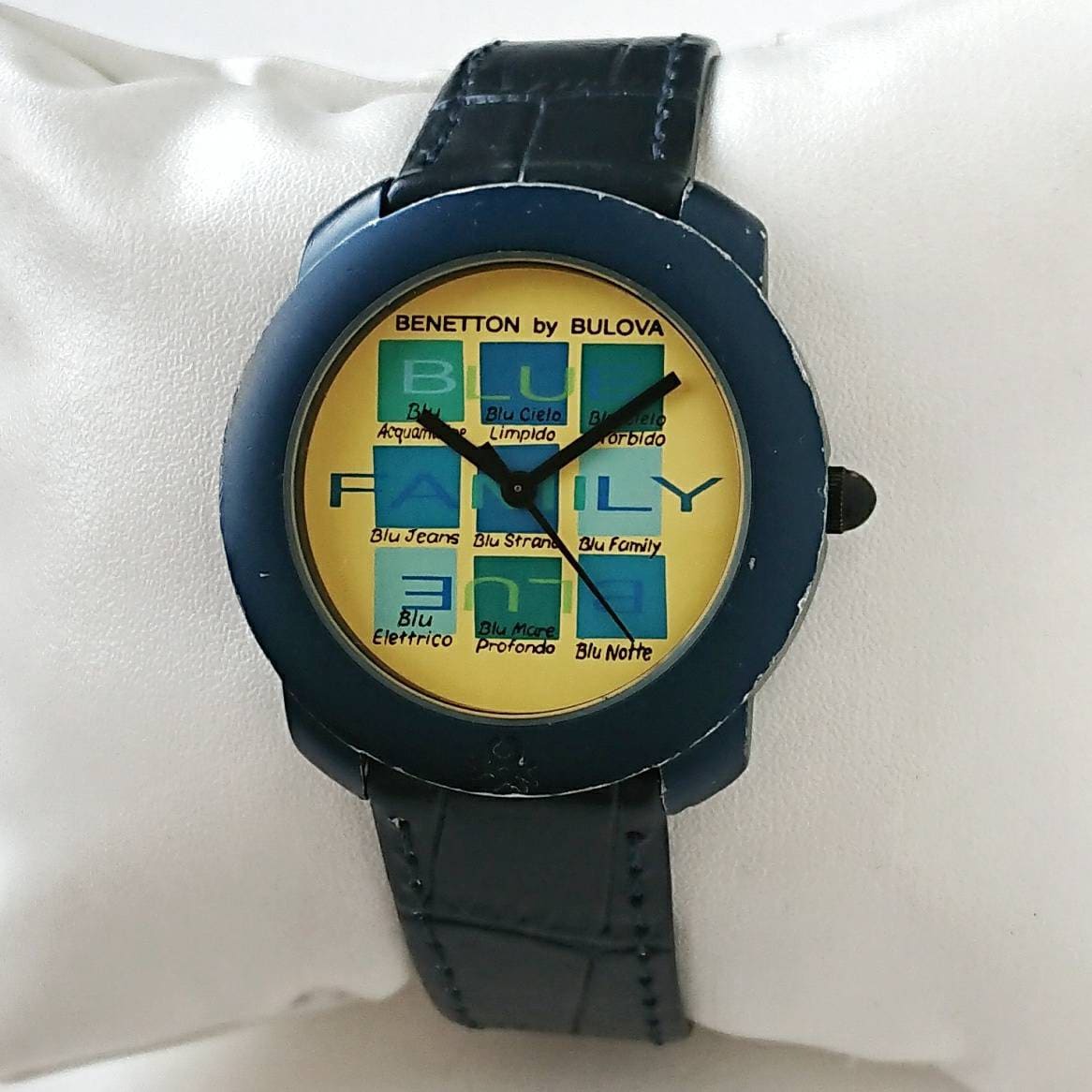 Vintage Benetton by Bulova Blue Family 90er Jahre Ausgefallen - Etsy  Österreich