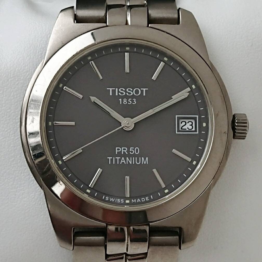 Vintage Tissot Titanium With Rare Gray 