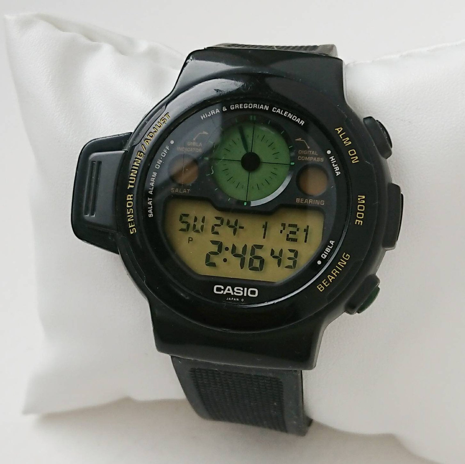 Vintage Casio Digital Compass Watch Green Rare Cpw 310 with Etsy
