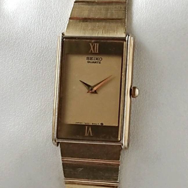 Vintage Seiko Tank for Ladies 90s Ultra Rare - Etsy