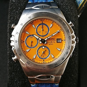 Vintage Seiko 7t32 Orange 90s - Last New!