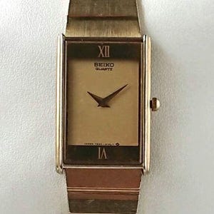 Vintage Seiko Tank for ladies 90s Ultra Rare