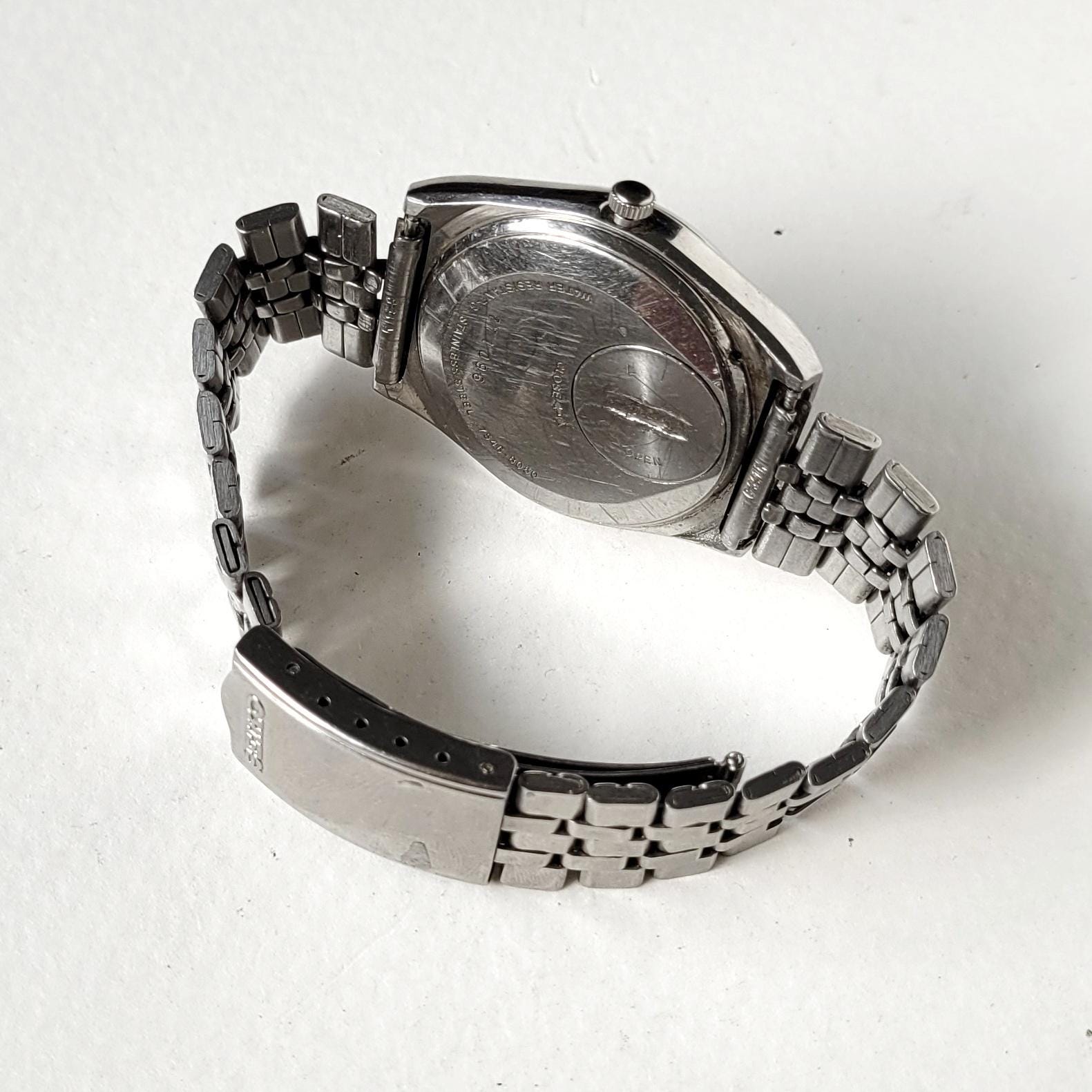 Vintage Seiko SQ Black 70s All Original - Etsy