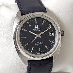 Vintage Tissot Seastar Blue 1st generation 70s Ultra Rare image 5