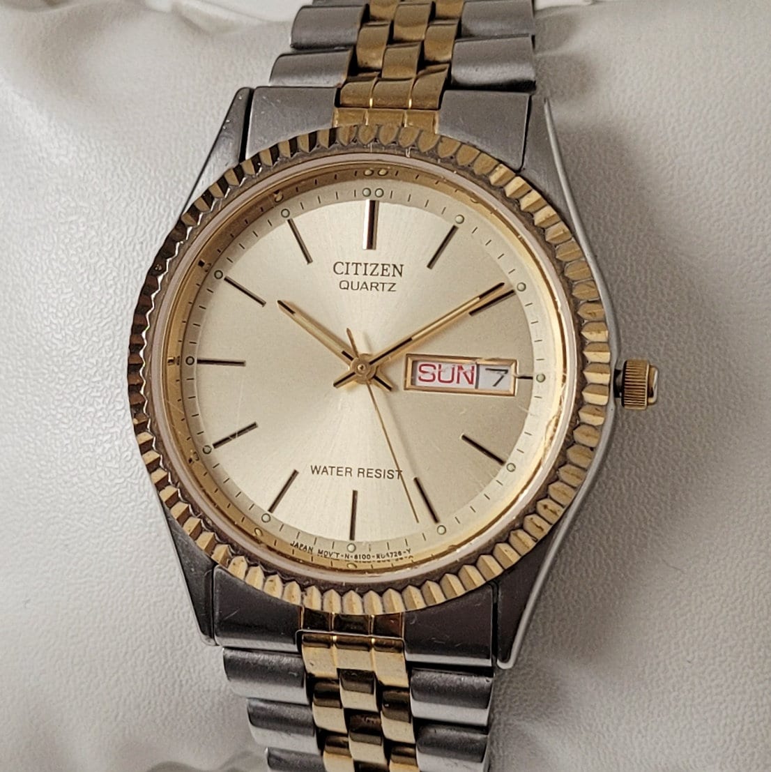 Vintage Citizen With Fluted Bezel 90s Rare - Etsy