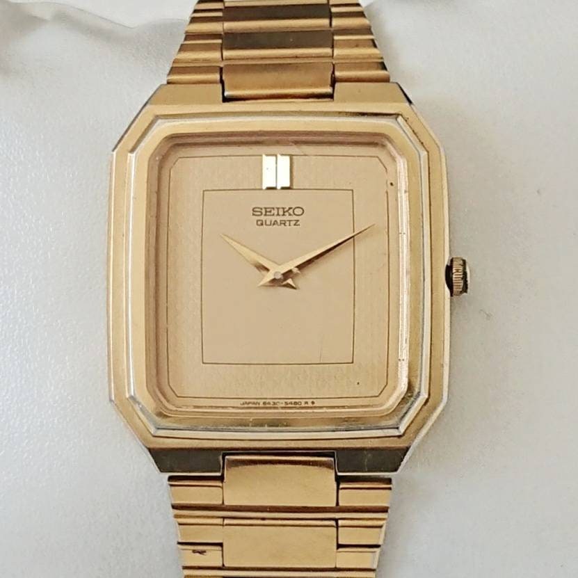 レア SEIKO セイコー デザイナー ゴールド QUARTZ 正確稼働 レトロ Yahoo!オークション - 稼働品 SEIKO QUARTZ セイコー クォーツ