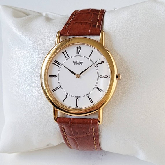 Vintage Seiko Classic Gold 90s Unique - Etsy
