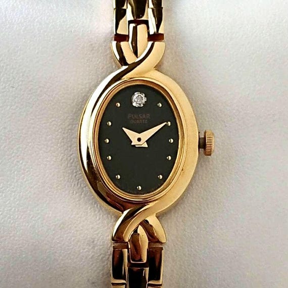 Vintage Pulsar Gold With Diamond 80s Unique NOS | UNWORN  display picture 1