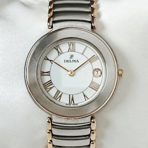 Vintage Delma Weiß&Gold 90er Jahre Unikat