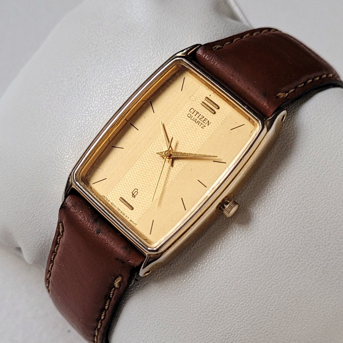 Rectangular Citizen Watch Vintage Citizen Rectangular 90s Unique - Etsy