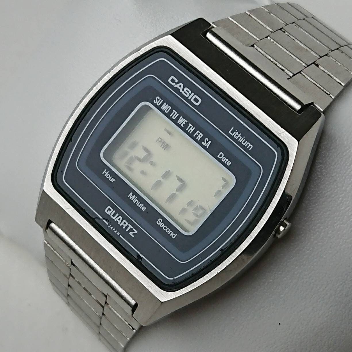 Vintage Casio Lithium Blue 80s All Original | Etsy