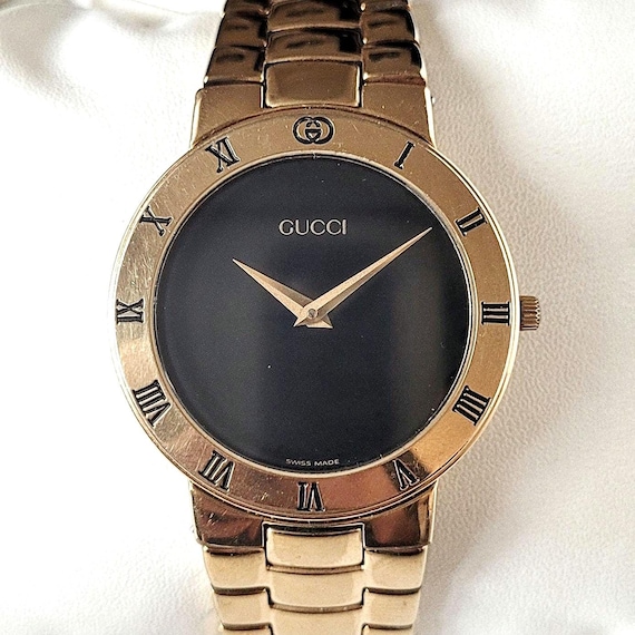 Vintage Gucci Black & Gold 90s Iconic - Etsy display picture 2