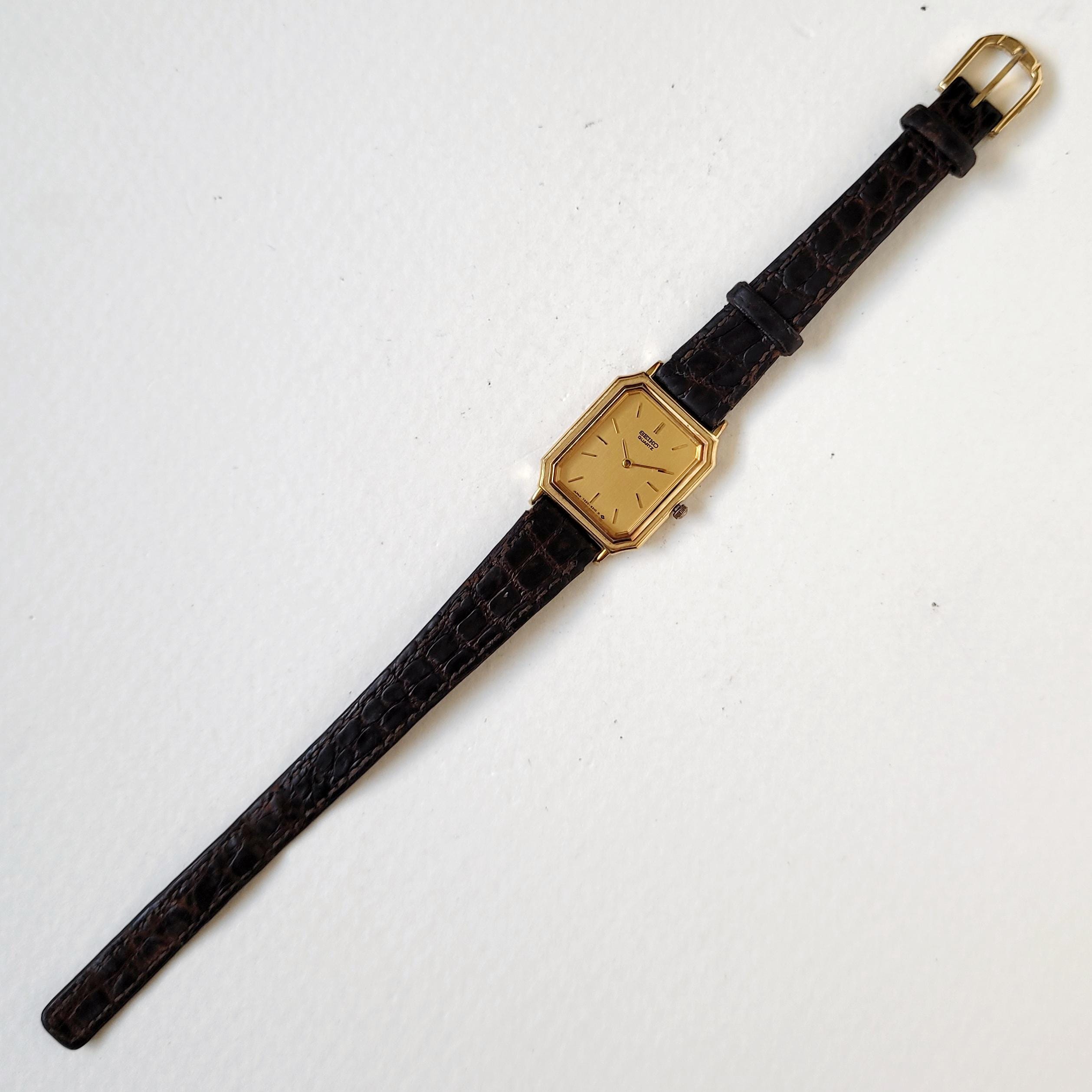 Vintage Seiko Tank 希少 レディース腕時計 14k Gold Filled Lady Seiko Watch from the 1960s | Vintage