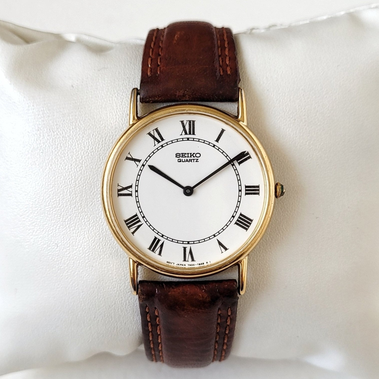 90s SEIKO ポストモダン vintage clock メンフィス Vintage Seiko Gold 90s All Original - Etsy