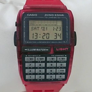 CASIO DINO ZONE TELEMEMO 50（Vintage Casio Dino Zone 90s New