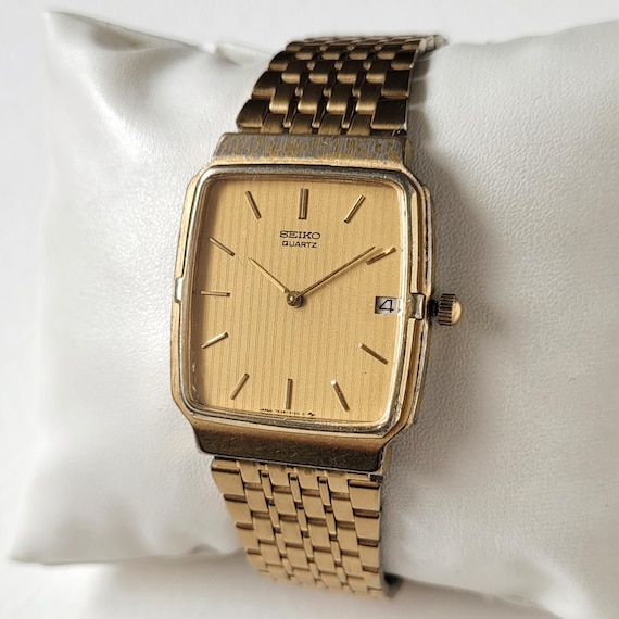 Vintage Seiko Rectangular 90s Unique - image 2