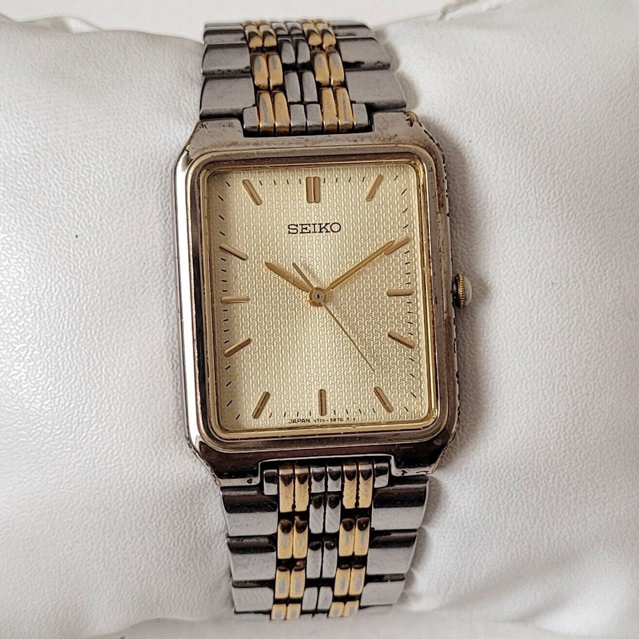 Vintage Seiko Tank 90s Unique - Etsy