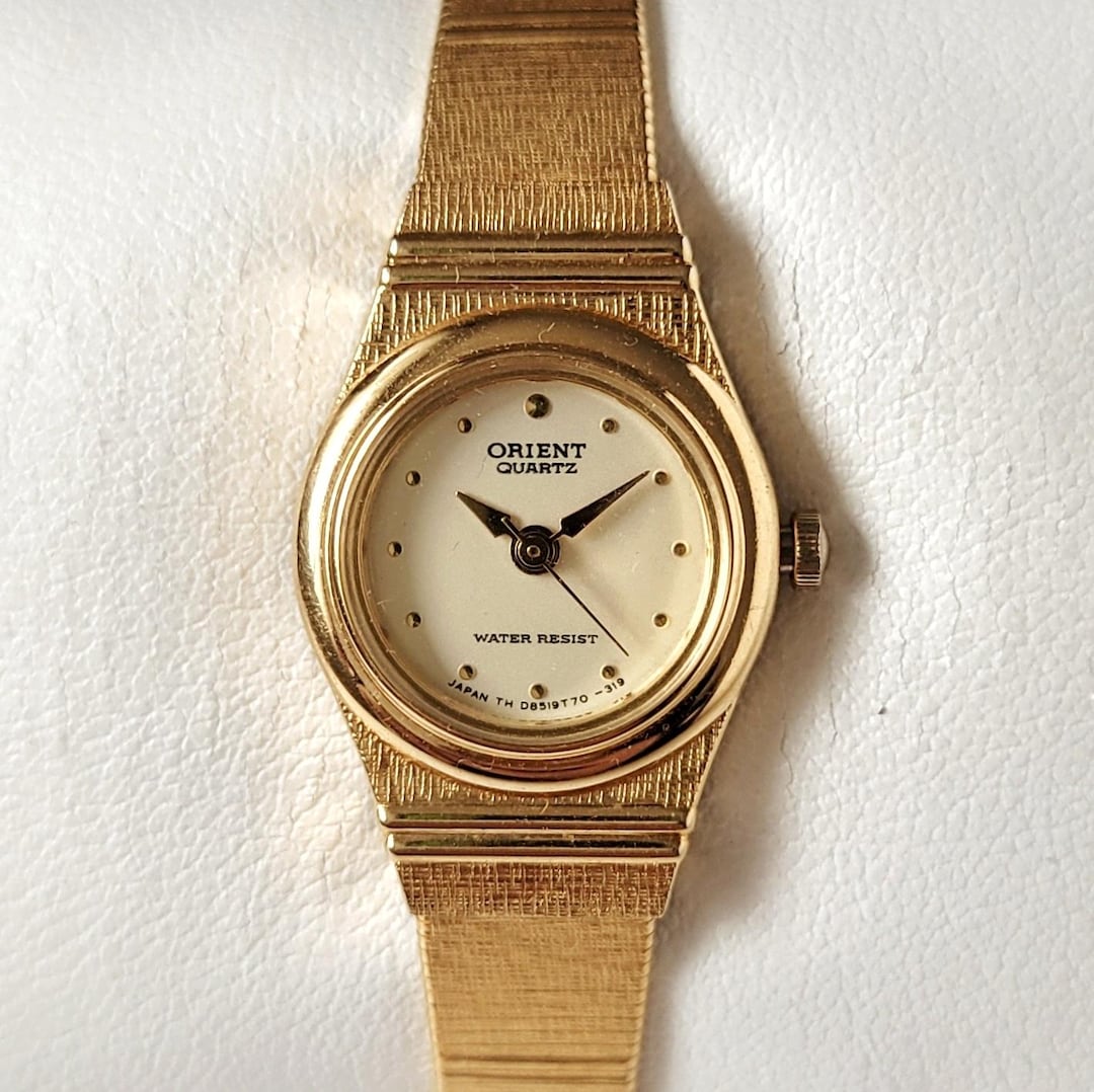 Vintage Orient Gold for Ladies 90s Minimalist Size - High