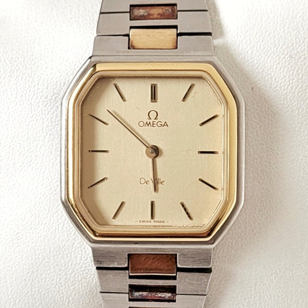 Vintage Omega De Ville 80s Unisex Etsy